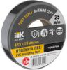 Изолента IEK, 150 мкм/1.9 см/25 м, черная