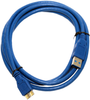 Кабель USB 3.0(Am)-Micro USB 3.0(Bm), 1.8 м, синий 5bites