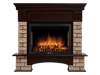Портал для электрокамина Firelight Forte Wood 25, коричневый/темный дуб