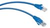 Патч-корд Cabeus UTP, кат.5e, 0.3 м, RJ45-RJ45, синий (9527c)