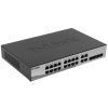 Коммутатор D-Link DGS-1210-20, 16x1 Гбит/с, SFP/uplink: combo RJ-45/SFPx4
