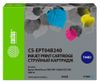 Картридж Cactus CS-EPT04B240, совместимый, голубой, для Epson
