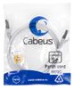 Патч-корд Cabeus FTP, кат.5e, 1 м, RJ45-RJ45, серый (PC-FTP-RJ45-Cat.5e-1m-LSZH)