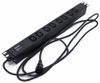 Блок розеток (PDU), кол-во розеток: 8, Hyperline (SHE19-8IEC-2.5IEC)