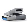 Переходник (адаптер) USB-USB Type-C, серый Satechi