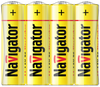 Батарейка Navigator, AA (LR06/15А), 1.5V, 4 шт