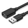 Кабель-удлинитель USB(Am)-USB(Af), 3 м, черный, UGREEN US103
