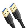 Кабель USB(Am)-USB(Am), 2 м, черный, UGREEN US128