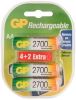 Аккумулятор GP 270AAHC4, AA, 2.7 А·ч, 6 шт
