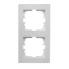 Рамка LEZARD VESNA 742-0200-152, 2-поста, белая