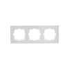 Рамка LEZARD VESNA 742-0200-148, 3-поста, белая