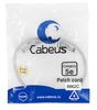Патч-корд Cabeus UTP, кат.5e, 0.5 м, RJ45-RJ45, серый (PC-UTP-RJ45-Cat.5e-0.5m-LSZH)