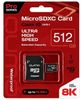 Карта памяти microSDXC Qumo 512Gb Class 10 UHS-I U3