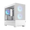 Корпус Fractal Design Pop Mini Air RGB White TG Clear Tint, Mini-Tower, без БП, белый