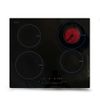Комбинированная варочная панель Ginzzu HCI-478 4 конфорки, черный