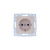 Розетка LEZARD Vesna 742-0388-124B, однопостовая, кремовый