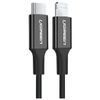 Кабель USB Type-C-Lightning 8-pin, 2 м, черный UGREEN US171