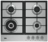 Газовая варочная панель Beko HIYG 64225 SXO 4 конфорки, белый