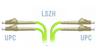 Патч-корд оптический SNR SNR-PC-LC/UPC-MM5-DPX-3m (2,0) 3 м