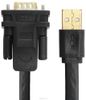 Кабель-переходник (адаптер) USB(Am)-COM(9m), 2 м, черный, Greenconnect