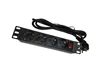 Блок розеток (PDU), кол-во розеток: 4 (PDU 10"-4)