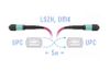 Патч-корд оптический SNR SNR-PC-MPO/UPC-MPO/UPC-FF-MM4-8F-5m 5 м