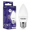 Лампа светодиодная E27 свеча, 7 Вт, 4000 K, TOKOV ELECTRIC