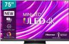 Телевизор 75" Hisense 75U8HQ, 3840x2160, черный