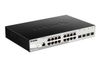 Коммутатор D-Link DGS-1210-20/ME, 16x1 Гбит/с, SFP/uplink: SFPx4