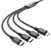 Кабель HOCO USB-2xUSB Type-C+Lightning 8-pin+Micro USB (6931474767424)