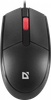 Мышь Defender MM-523, USB, черный