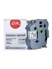 Кассета с лентой SAKURA TZeM951, 2.4 см x 8 м, черный на серебристом