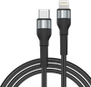 Кабель USB Type-C-Lightning 8-pin, 1 м, черный Jet.A JA-DC60