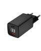 Сетевое зарядное устройство Maxvi A402PD, PD 33 Вт, 4А, черный