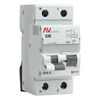 Дифференциальный автомат EKF rcbo6-1pn-25C-30-ac-av, 2P, C, 25А/30мА