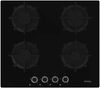 Газовая варочная панель Korting HGG 6420 CN 4 конфорки, черный