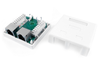 Розетка RJ-45 открытый монтаж, 2 модуля, Hyperline