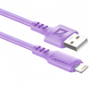Кабель USB-Lightning 8-pin, 1 м, фиолетовый Defender F207