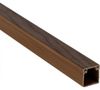 Кабель-канал 16 x 16 мм, темное дерево, EKF kk-16-16d