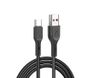 Кабель USB-USB Type-C, 1 м, черный SKYDOLPHIN S58T