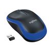 Мышь Logitech M185, USB, синий/черный