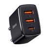 Сетевое зарядное устройство BASEUS Compact Quick Charger, PD 30 Вт, 3А, черный