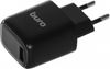 Сетевое зарядное устройство Buro BUWG1 18 Вт, 3А, черный