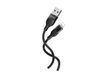 Кабель USB-Lightning 8-pin, 1 м, черный Smartbuy S72