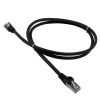 Патч-корд Lanmaster FTP, кат.5e, 0.5 м, RJ45-RJ45, черный