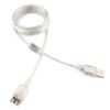 Кабель-удлинитель USB(Am)-USB(Af), 1.8 м, прозрачный, Gembird/Cablexpert