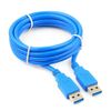 Кабель USB(Am)-USB(Am), 1.8 м, синий, Gembird/Cablexpert