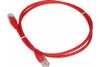 Патч-корд TWT UTP, кат.5e, 0.15 м, RJ45-RJ45, красный