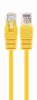 Патч-корд Cablexpert UTP, кат.5e, 0.25 м, RJ45-RJ45, желтый