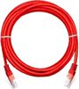 Патч-корд NETLAN UTP, кат.5e, 10 м, RJ45-RJ45, красный 5 шт